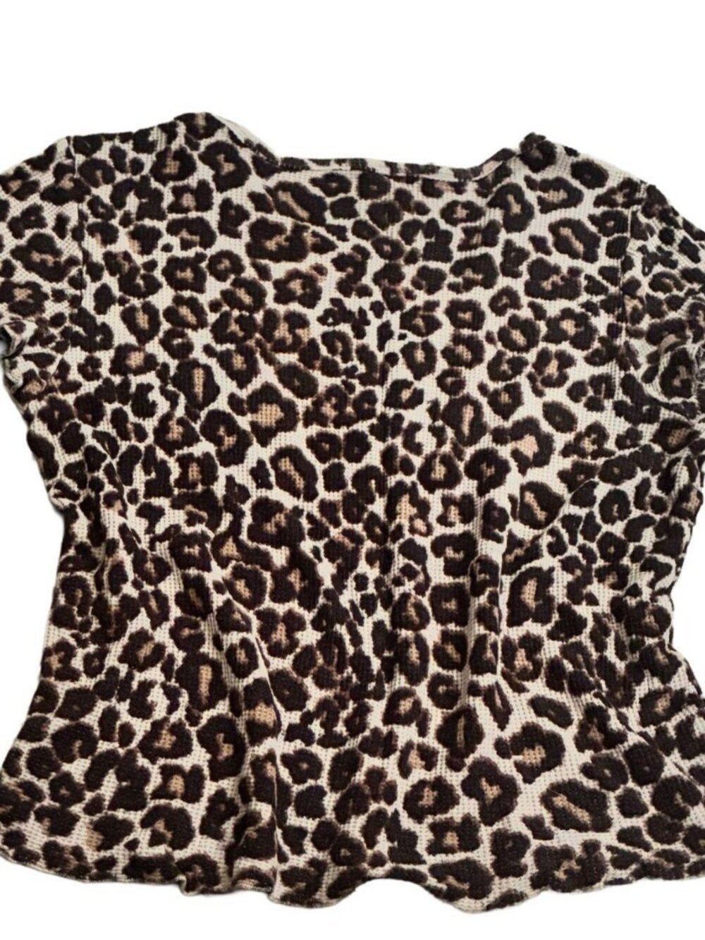 SO Cheetah Print Blouse M/L